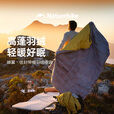Naturehike挪客蝉翼信封带帽羽绒睡袋户外露营高蓬保暖春夏秋冬四季防寒午休 适宜4.7~13.2°C/CW400夜幕黑M
