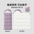 LUING BOX露营盒子 户外信封式带帽仿丝棉儿童睡袋防潮柔软贴身恒温两用 可可蛋奶（150g）