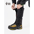 黑冰徒步登山防水雪套沙漠防沙鞋套耐磨防泥防污鞋套雪地脚套 黑色 L
