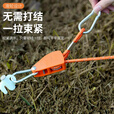 风绳拉紧滑轮天幕拉紧器拉绳防风绳户外露营绳滑轮扣调节器反光绳 【2个装】橘色4MM/4米 滑轮设计/一拉束紧