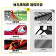 探险者（TAN XIAN ZHE）吊床户外秋千室内单人吊床双人吊床加宽加厚帆布秋千宿舍吊床 【加厚款】单人加宽彩虹色