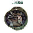 凰一 新型新式M19战术头盔超轻训练凯夫拉型塑料防护头盔战术钢盔 400克头盔+双面盔套