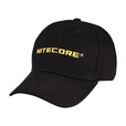 奈特科尔（NITECORE）户外棒球帽刺绣NITECORE标防晒钓鱼鸭舌帽速干透气 黑色