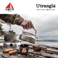 trangia瑞典Trangia户外烧水壶便携野营露营地咖啡壶煮茶壶铝制超轻装备 Trangia 0.6L水壶 塑料旋钮