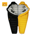 ALPINE GUEST高山客新10d超轻成人户外露营徒步登山850蓬羽绒睡袋 乐土700M磐石黑(零下6度)850FP