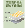 JCZS德国品牌野餐垫便携加厚户外露营地垫春游坐垫防水草坪垫子铝膜防 4mm加厚铝膜【黄格2x1米】送收纳袋