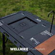 WELLHIKE户外SWS云驰五单元IGT大师桌多功能折叠铝合金高低可调桌子黑化风 SWS云驰五单元IGT桌