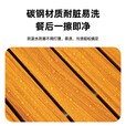 露营车桌板便携桌板户外小车桌板通用强力承重摆摊野营野餐装备 120cm银彩+卡扣*6+8mm螺母卡扣*6
