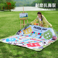 骆驼（CAMEL）熊猫野餐垫加厚户外露营帐篷地垫防潮垫飞行棋儿童春游垫子 174BLP0713A，青竹/海风蓝