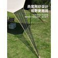 探险者（TAN XIAN ZHE）探险者天幕户外露营黑胶免搭燕尾天幕遮阳防雨加粗天幕支撑杆便携 16遮阳免搭建黑胶燕尾天幕
