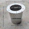 土灶节能芯气化炉内胆户外柴火配件胆不锈钢碳钢圆筒胆底部无孔 2点0厚不锈钢加大口