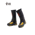 黑冰徒步登山防水雪套沙漠防沙鞋套耐磨防泥防污鞋套雪地脚套 黑色 L