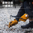 oein野营铁锤户外地钉锤多功能锤鹰嘴锤碳钢篷天幕拔钉锤帐篷露营工具 灰色【野营鹰嘴锤+防脱绳】