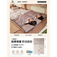 骆驼（CAMEL）户外露营保暖便携式双人旅行加厚冬季防寒睡袋 A9W3F5150云雾灰	