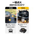 嘻由分体式卡式炉锅具三件套卡磁炉厨房套装全套带锅户外露营全套装备 分体炉+30L收纳包+4气瓶 【液态灰3+1稳压分体炉】