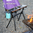 迪飞客/Defthike户外露营战术喝茶桌铝合金多功能轻量便携IGT野餐折叠桌 战术喝茶桌【白蜡木】