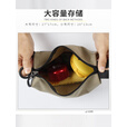 杉木山装洗漱包收纳包杂物收纳袋小袋拉链防水大容量耐磨超轻耐用户外出差 卡其_M号