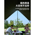 探险者（TAN XIAN ZHE）探险者天幕户外露营黑胶免搭燕尾天幕遮阳防雨加粗天幕支撑杆便携 16遮阳免搭建黑胶燕尾天幕