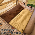 探险者（TAN XIAN ZHE）睡袋户外双人隔脏睡袋加大加宽信封式棉睡袋冬季露营便携四季通用 【4.3KG】暖米黄双人睡袋