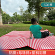 叶余户外野餐垫防油风可折叠野餐垫防水摆摊户外一次性便携野餐垫 民族风【底部铝膜】 1X1米【不赠送收纳袋】