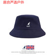 淮果颖邓为渔夫帽袋鼠帽子kangol渔夫帽夏季男女通用遮阳防晒潮 黑色-渔夫帽 S(54-56cm)