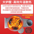 阿尤布农家庭养殖场用取暖炉生铁炮弹炉柴火炉烧炕炉煤炭炉铸铁 特大号特厚冲天(取暖110平)