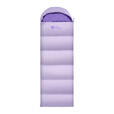 牧高笛（MOBIGARDEN）祥云睡袋 户外徒步露营成人保暖可拼接单人隔脏信封式加厚睡袋 薰衣草紫（右）-1.4KG