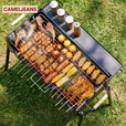 CAMELJEANS烧烤炉家用户外炉子商用烤肉烤串生蚝烤架便携2025新款 黑色