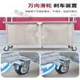 卫辞移动地摊车不锈钢摆摊小推车加厚手推餐车折叠多功能夜市冷饮 加厚镀锌钢1.2米