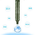 野外户外便携式净水器净水吸管滤水野营用品过滤器应急单兵装备 净水器（绿色）