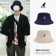 淮果颖邓为渔夫帽袋鼠帽子kangol渔夫帽夏季男女通用遮阳防晒潮 黑色-渔夫帽 S(54-56cm)