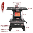 宰搂加厚取暖炉农村柴煤两用室内烤火炉家用钢板炉柴火炉取暖做饭烧煤 取暖炉不锈钢防烫网
