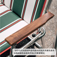 OnwaySports户外轻量折叠椅露营休闲椅子沙滩椅便携咖啡厅休闲复古弹簧凳 悠悦椅（弹簧椅）-绿彩叠
