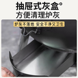 迈高登 新型农村家用柴火灶户外便携铁锅灶台无烟炉具地锅灶 特厚68cm【3炉圈+铁锅带盖+全套礼包】
