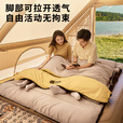 探险者（TAN XIAN ZHE）睡袋户外双人隔脏睡袋加大加宽信封式棉睡袋冬季露营便携四季通用 【4.3KG】暖米黄双人睡袋