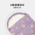 LUING BOX露营盒子 户外信封式带帽仿丝棉儿童睡袋防潮柔软贴身恒温两用 可可蛋奶（150g）