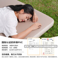 原始人（The Primitive）拉丝充气床垫户外露营便携气垫床打地铺家用自动充气床帐篷睡垫 厚10CM【单人/手动气泵】赠收纳袋