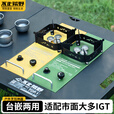 不止荒野户外猛火炉露营烧烤气烤炉卡式炉打火机家用燃气灶igt0.5单元配件 【原色】0.5单元猛火炉