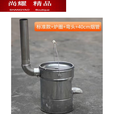 MieLanat新款户外柴火炉家用农村烧柴灶 万家不锈钢柴火炉+弯头