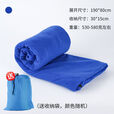 维诺亚抓绒睡袋内胆信封式成人午休空调毯子户外露营旅行隔脏双面绒加厚 190*80cm单面绒蓝色