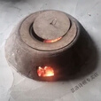 维诺亚农村烤火炉取暖炉柴火炉无烟无尘地暖炉烧烤炉地火炉全套家用土炉 直径58厘米地炉一套