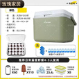 保温箱冷藏72小时加厚保温箱商用摆摊车载户外保鲜钓鱼保冷手提野 5升【送冰袋5个+冰板1个】蓝色