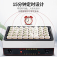 露若电热锅贴机煎饺机摆摊燃气生煎包锅台式方形锅水煎包炉不粘涂层 电热煎包炉3mm厚