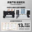 出色鸟Greatbird大型户外露营车 小推车野营便携折叠手拉车 后开儿童可躺露营装备 暖沙金【双刹越野轮宽8cm】 300L