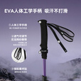 伯希和（Pelliot）【羽翼】户外登山杖3K超轻碳纤维可折叠爬山装备手杖165036013紫