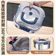 户外野餐不锈钢饭盒保鲜盒加厚外出便捷手提盒冰箱收纳盒提锅 【配无提盖】13*10*5cm