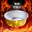柏潮一次性烤炉烧烤架炭炉野炊户外烧烤全套用具锡纸烤盘围炉煮茶火锅 【5000毫升锅+架+烤网】2套 +夹子
