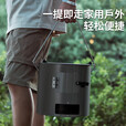 柴火炉户外柴火灶家用特厚露营炊具柴炉便携式柴火炉农村家用 【炒锅款】中号多功能烤炉+炉具大礼包