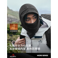 伯希和（Pelliot）[P系列]户外抓绒冷帽登山滑雪防风防寒帽子男女面罩165034026女灰