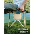 探险者（TAN XIAN ZHE）户外折叠椅野餐露营椅便携式板凳钓鱼椅沙滩马扎高靠背写生小椅子 【特大号-卡其色】双层加厚椅面/免安装设计